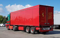 =MB Actros 1846 von BANANEN-FRED rastet im September 2019 an der A 7