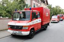 Feuerwehr Kronberg im Taunus Mercedes Benz Vario GW-L am 01.09.19 beim Tag der offenen Tür