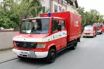 Feuerwehr Kronberg im Taunus Mercedes Benz Vario GW-L am 01.09.19 beim Tag der offenen Tür