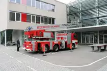 Feuerwehr Kronberg im Taunus Mercedes Benz Atego DLK 23/12 am 01.09.19 beim Tag der offenen Tür