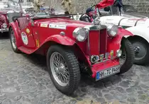 =MG TC, Bj. 1946, 1250 ccm, 55 PS, gesehen in Fulda anl. der SACHS-FRANKEN-CLASSIC im Juni 2019