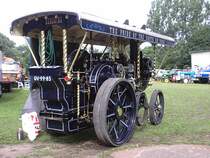 Die Damppflokomobiele am Sonntag morgen beim Bulldogtreffen in Markleeberg