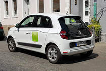 =Renault Twingo als Werbeträger für eine Zahnärztin, 07-2019