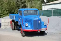 Dieser alte Mercedes Langhauber LKW der Fa. Lachmann war anläßlich des Firmenjubiläums in Natrup Hagen ausgestellt. Man feierte am 31.08.2019 das 100jährige Firmenjubiläum.