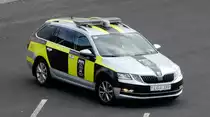 Skoda Octavia III Combi als Security Fahrzeug am 17.06.19 in Reykjavik
