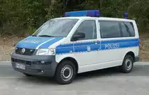 =VW T5 der Bundespolizei, ausgestellt beim Tag der offenen Tür anl. 60 Jahre Bundespolizei Standort Hünfeld im September 2019