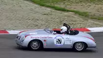 Porsche 356 A Speedster, Fahrer: Havdal Mathias, NO, und Havdal Hans Peter, Rennen 8: Gentle Drivers Trophy (AGDT), am Samstag 10.8.19 beim 47. AvD - Oldtimer Grand Prix 2019 / Nürburgring