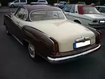 Heckansicht einer 1958´er Borgward Isabella in der Karosserieversion Coupe. 6. Saarner Oldtimer Cup am 08.09.2019 in Mülheim an der Ruhr.