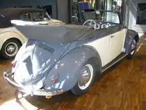 Heckansicht eines VW Typ 15 aus dem Jahr 1951. VW-Treffen am 25.05.2014 in der Düsseldorfer Classic Remise.