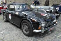 =Triumph TR 4A Roadster, gesehen in Fulda anl. der SACHS-FRANKEN-CLASSIC im Juni 2019