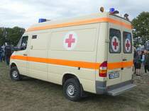 =MB Sprinter 4x4 des Sanitätsdienstes nach einer Vorführung beim Tag der offenen Tür anl. 60 Jahre Bundespolizei Standort Hünfeld im September 2019