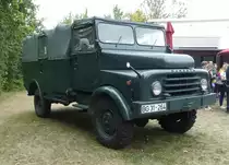 =Hanomag AL 28 GruKw, ehemaliges Dienstfahrzeug des Bundesgrenzschutz, ausgestellt beim Tag der offenen Tür anl. 60 Jahre Bundespolizei Standort Hünfeld im September 2019