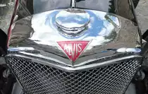 =Frontemblem vom Alvis speed 25 special, Bj. 1938, 4300 ccm, 150 PS, gesehen in Fulda anl. der SACHS-FRANKEN-CLASSIC im Juni 2019