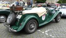 =MG TD, Bj. 1950, 1250 ccm, 54 PS, gesehen in Fulda anl. der SACHS-FRANKEN-CLASSIC im Juni 2019