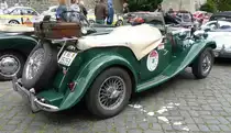 =MG TD, Bj. 1950, 1250 ccm, 54 PS, gesehen in Fulda anl. der SACHS-FRANKEN-CLASSIC im Juni 2019