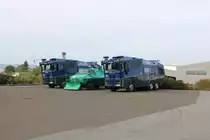 Bundespolizei Mercedes Benz/Rosenbauer Wasserwerfer 10.000 HÜN1 und Hün2 am 08.09.19 beim Tag der offenen Tür in Hünfeld 