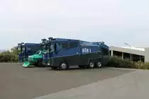 Bundespolizei Mercedes Benz/Rosenbauer Wasserwerfer 10.000 HÜN1 und Hün2 am 08.09.19 beim Tag der offenen Tür in Hünfeld 