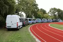 Bundespolizei Mercedes Benz Sprinter der BFE (Beweiss und Festnameeinheit) am 08.09.19 beim Tag der offenen Tür in Hünfeld 