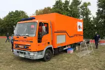 Christoph 7 Hubschrauber Simuator IVECO LKW am 08.09.19 beim Tag der offenen Tür in Hünfeld 