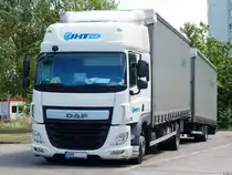 DAF CF Hängerzug aus Tschechien in Neubrandenburg am 02.07.2019