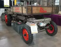 =Claas Huckepack steht bei den Retro Classics in Stuttgart, 03-2019