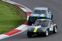 #70 Ek, Mats (SWE)im Lotus Elan S2 (1965) gefolgt von #86 Wunderlich, Franz (Regensburg)im Alfa Romeo 1750 GTAm (1968)Rennen 7: AvD-Tourenwagen- und GT-Trophäe, am Samstag 10.8.19 beim 47. AvD - Oldtimer Grand Prix 2019 / Nürburgring