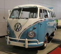 =VW T1, ausgestellt bei den Retro Classics in Stuttgart, 03-2019