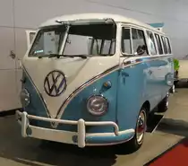 =VW T1, ausgestellt bei den Retro Classics in Stuttgart, 03-2019