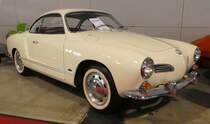 =Karmann Ghia, ausgestellt bei den Retro Classics in Stuttgart, 03-2019