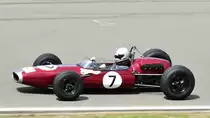 Blees, Max (Aachen) im Brabham BT7A (1963), Rennen 6: Gentle Drivers Trophy, Historic Grand Prix Cars bis 1965, am Samstag 10.8.19 beim 47. AvD - Oldtimer Grand Prix 2019 / Nürburgrin