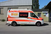 ASB Mercedes Benz Sprinter KTW am 14.09.19 in Frankfurt Osthafen 