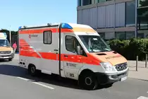 Malteser Mercedes Benz Sprinter KTW am 14.09.19 in Frankfurt Osthafen 