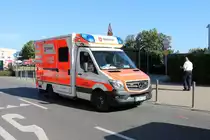 Malteser Mercedes Benz Sprinter KTW am 14.09.19 in Frankfurt Osthafen 