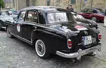 =MB 220 A, Bj. 1955, 2171 ccm, 85 PS, rastet in Fulda anl. der SACHS-FRANKEN-CLASSIC im Juni 2019