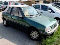 Peugeot-205,Cabrio; ein schon seltener Anblick; 190825