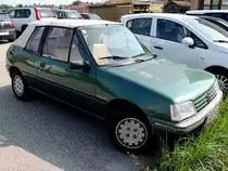 Peugeot-205,Cabrio; ein schon seltener Anblick; 190825