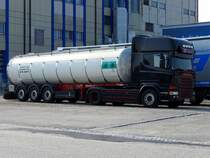 SCANIA-Tanksattel, im Einsatz für Milchtransport; 180805