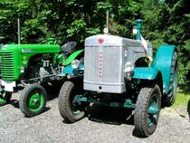 Hanomag-R45 mit 45PS und Baujahr 1954 bei der Oldtimeraustellung  Turmwirt  in Lohnsburg;080622