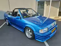 Ford Escort IV XR3i Cabriolet aufgenommen am 15.09.2019, Retromobile Niederkorn