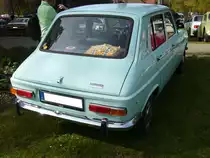 Heckansicht eines Simca 1100LE aus dem Modelljahr 1974. Oldtimertreffen des Oldtimerclubs Schermbeck am 22.09.2019 in Lühlerheim.