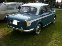 Heckansicht eines NSU-Fiat Neckar 1100 103D aus dem Jahr 1960. Oldtimertreffen des Oldtimerclubs Schermbeck am 22.09.2019 in Lühlerheim.