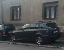 BMW X3. Foto: Pécs (HU), Sommer 2019.