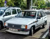 Opel Corsa A Swing, der ersten Generation, fotografiert in August, 2019 (Pécs-HU).