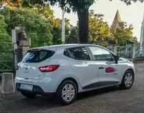 Renault Clio, fotografiert in August, 2019 (Pécs-HU).