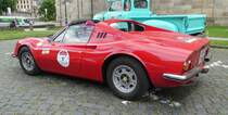 =Ferrari Dino 246 GT, pausiert in Fulda anl. der SACHS-FRANKEN-CLASSIC im Juni 2019
