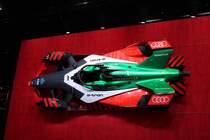 Audi Abt Formula E Rennwagen am 22.09.19 auf der IAA in Frankfurt