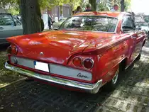 Heckansicht eines Ford Consul Capri 116E. Oldtimertreffen des Oldtimerclubs Schermbeck am 22.09.2019 in Lühlerheim.