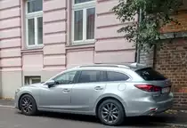 Mazda 6 Sports Wagon, gesehen in August, 2019, in Pécs (Hu).