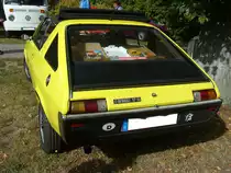 Heckansicht eines Renault R17TL der zweiten Serie. Oldtimertreffen des Oldtimerclubs Schermbeck am 22.09.2019 in Lühlerheim.