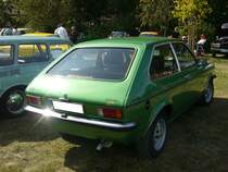 Heckansicht eines Opel Kadett C City aus dem letzen Modelljahr. Oldtimertreffen des Oldtimerclubs Schermbeck am 22.09.2019 in Lühlerheim.